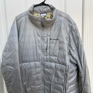 90% Goose Down Columbia Silver Omni Heat Infinity Jacket